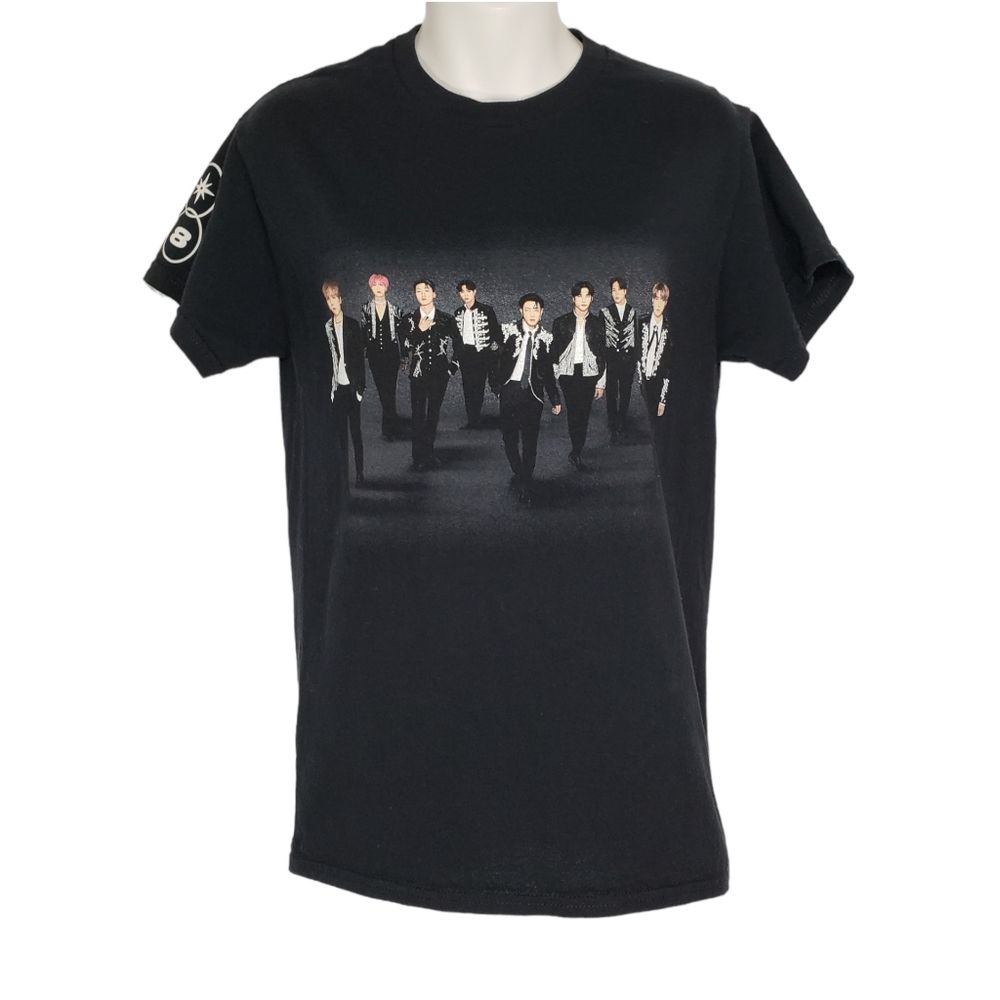Ateez The Fellowship Concert Crew Neck T Shirt Black Size Small K Pop